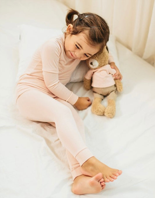 Modal Milk Pink & Mint Pajama Sets